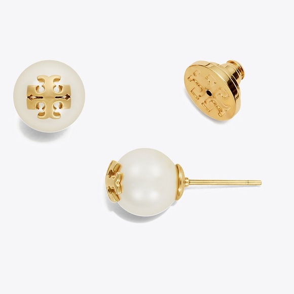 Tory Burch Jewelry - NWOT! Tory Burch Pearl stud Earrings